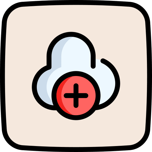 Cloud computing ui cloud computing multimedia option icon Cloud computing ui cloud computing multimedia option icon