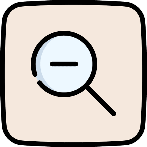 Zoom out minus ui magnifying glass icon Zoom out minus ui magnifying glass icon