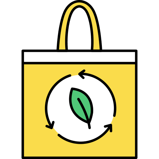 Eco bag package natural product icon Eco bag package natural product icon