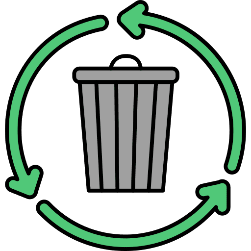 Eco friendly ecology and environment rubbish organic icon Eco friendly ecology and environment rubbish organic icon