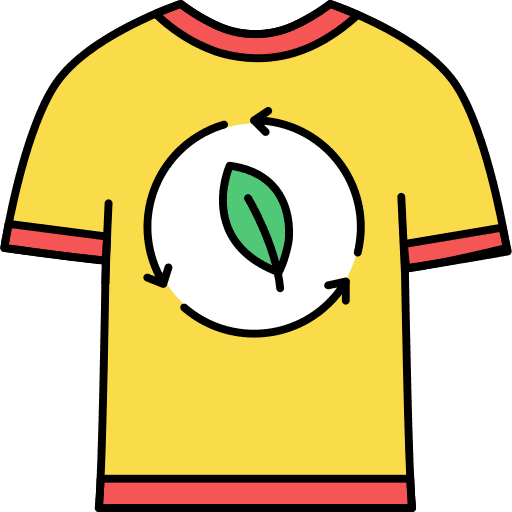 Tshirt cloth tshirt eco friendly icon