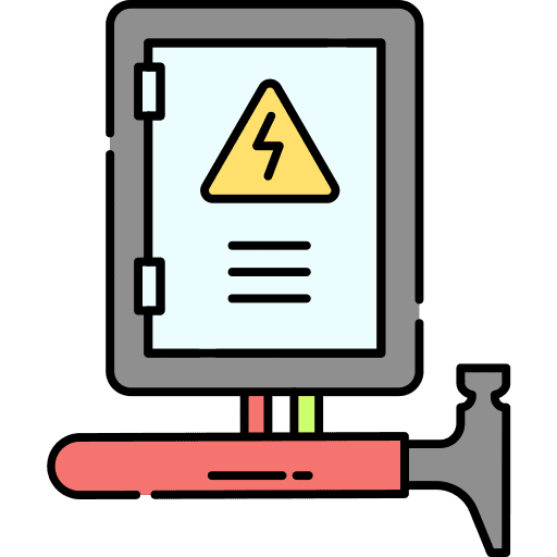Electricity electricity architecture box icon Electricity electricity architecture box icon
