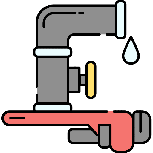 Plumbing house plumbing building icon