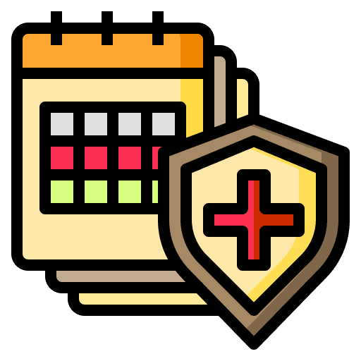 Appointment date healthcare and medical hospital icon Appointment date healthcare and medical hospital icon