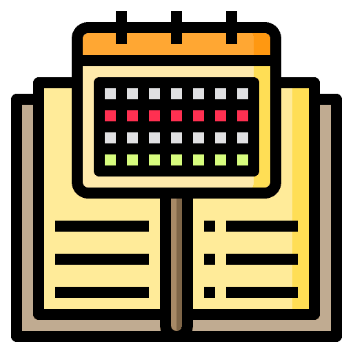 Notebook business and finance agenda address book icon Notebook business and finance agenda address book icon