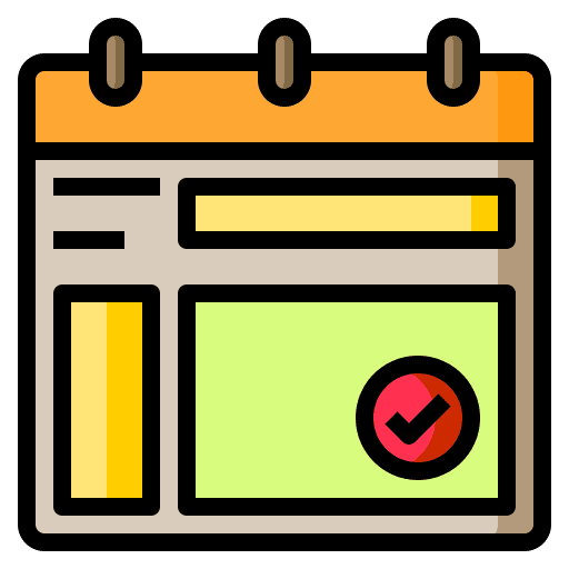 Plan plan event time and date icon Plan plan event time and date icon