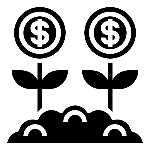 Benefit invest plant profit icon Benefit invest plant profit icon