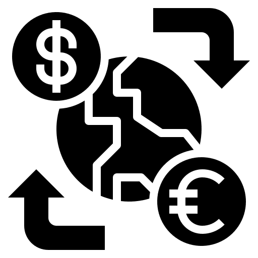 Trade dollar business and finance money exchange icon Trade dollar business and finance money exchange icon