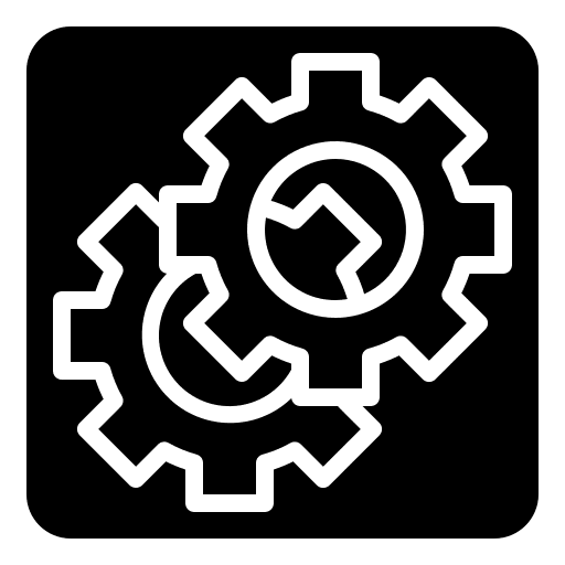 Setting configuration gear ui icon