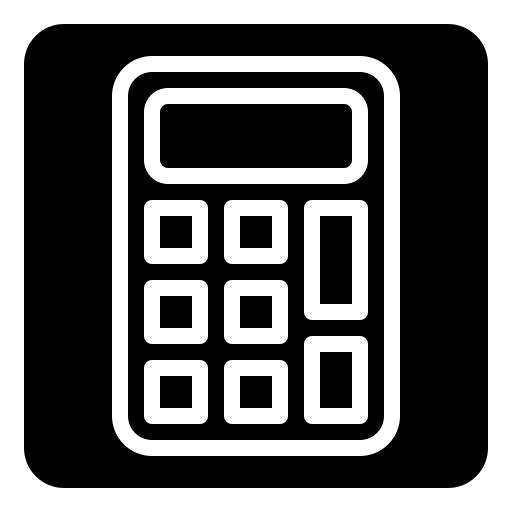 Calculator maths technology technological icon Calculator maths technology technological icon