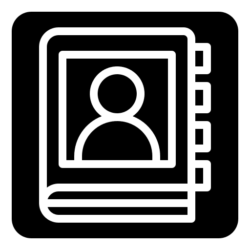 Contacts communications phone contacts icon Contacts communications phone contacts icon