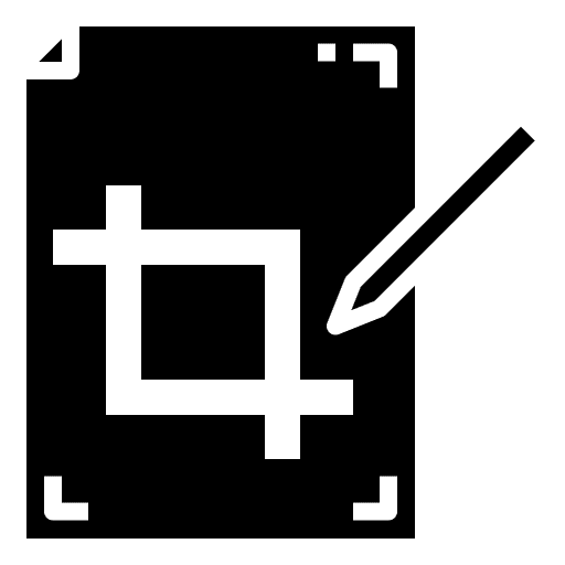 Crop trim crop edit icon