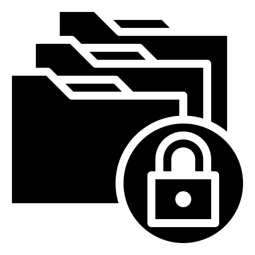 User interface security archive ui icon