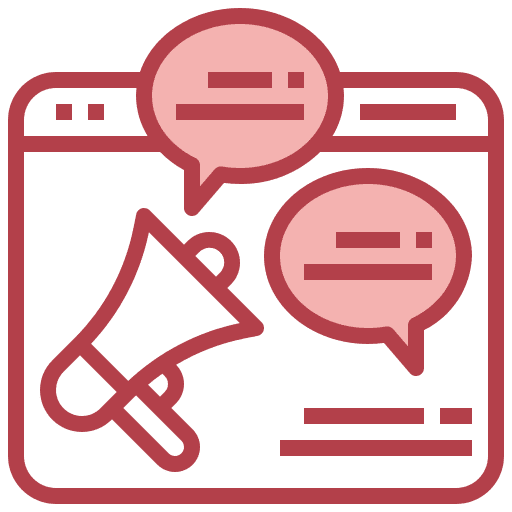 Faq communications customer service marketing icon Faq communications customer service marketing icon