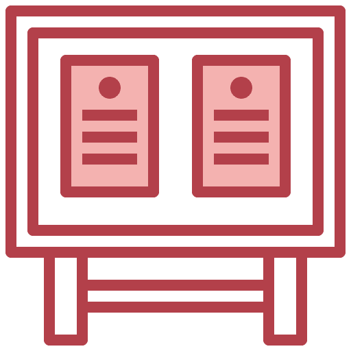 Pinboard note reminder board icon Pinboard note reminder board icon