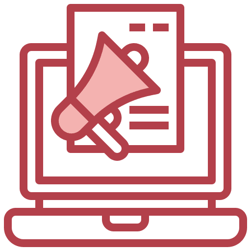 Ebook megaphone ads marketing icon Ebook megaphone ads marketing icon