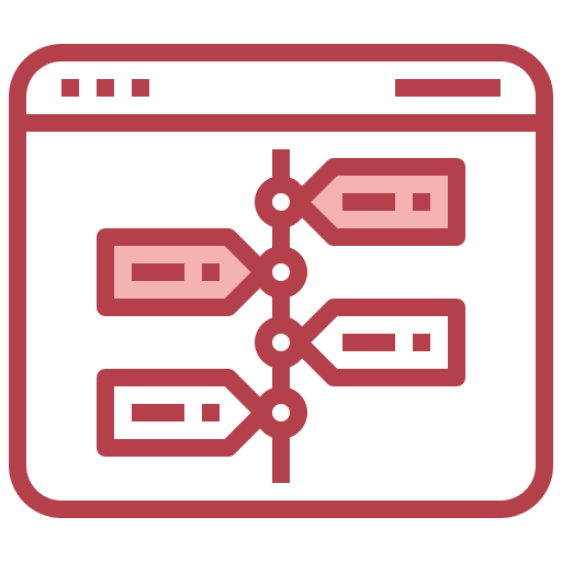 Timeline management structure work schedule icon Timeline management structure work schedule icon