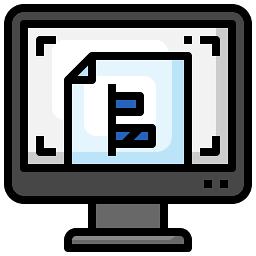 Alignment text technology computer icon