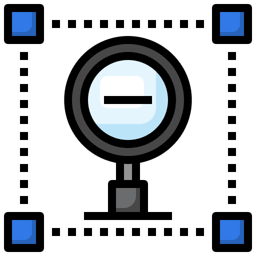 Zoom out lens edit tools interface icon Zoom out lens edit tools interface icon