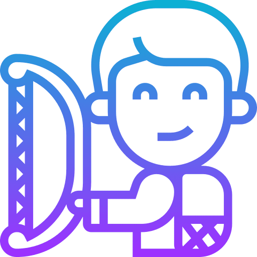 Archery people bow archery icon Archery people bow archery icon