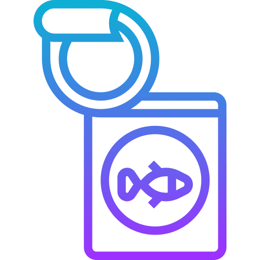 Canned food travel nature fish icon Canned food travel nature fish icon