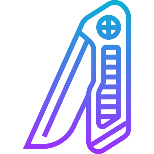 Pocket knife blade multitool construction and tools icon Pocket knife blade multitool construction and tools icon