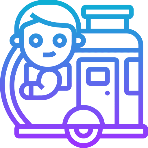 Caravan people road trip camper van icon Caravan people road trip camper van icon