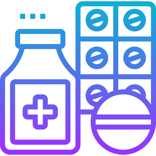 Aspirin drug pills blister icon