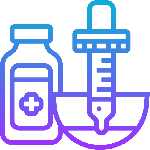 Dose medicine healthcare and medical dropper icon