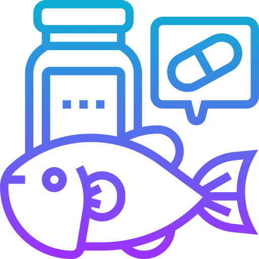 Fish oil medical healthcare and medical pharmacy icon