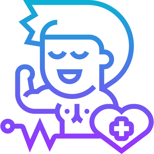 Healthy medical checkup healthy heart rate monitor icon