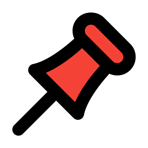 Push pin push pin school material ui icon