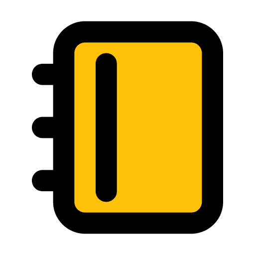 Contact book communications notepad contact book icon Contact book communications notepad contact book icon