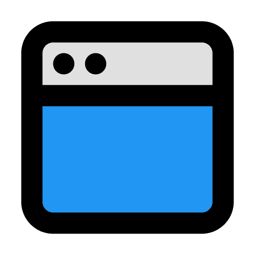 Browser interface window ui icon Browser interface window ui icon