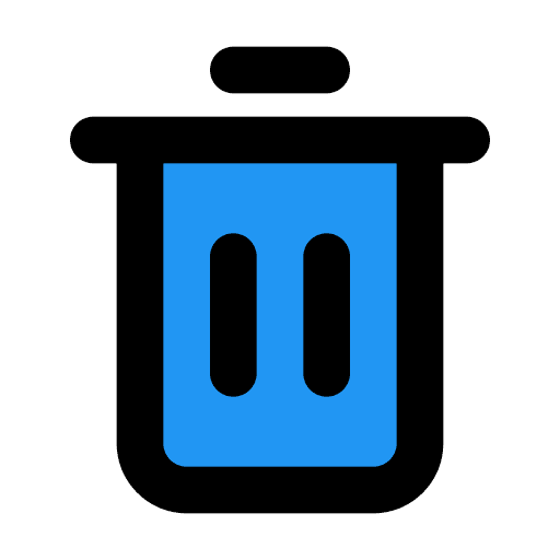 Trash waste trash can icon Trash waste trash can icon