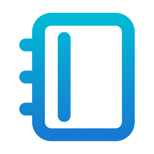 Contact book contact book notepad address book icon Contact book contact book notepad address book icon