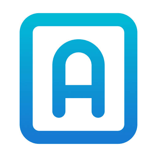 Font sign typography ui icon Font sign typography ui icon