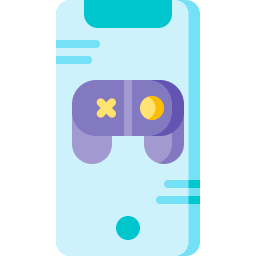 Game technology mobile phone smartphone icon Game technology mobile phone smartphone icon