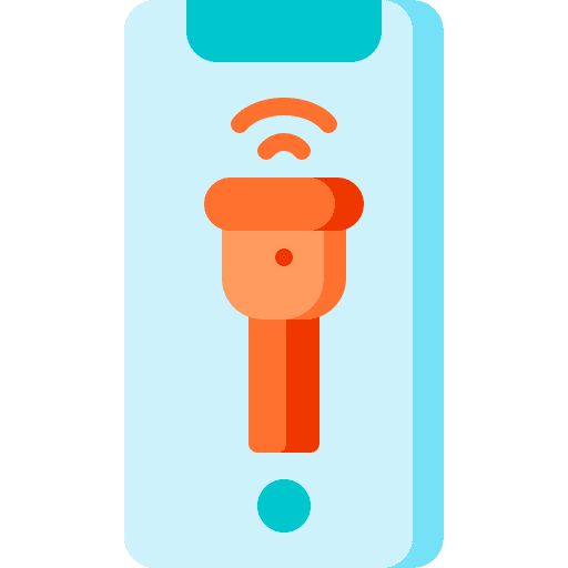 Lamp lamp communications smartphone icon