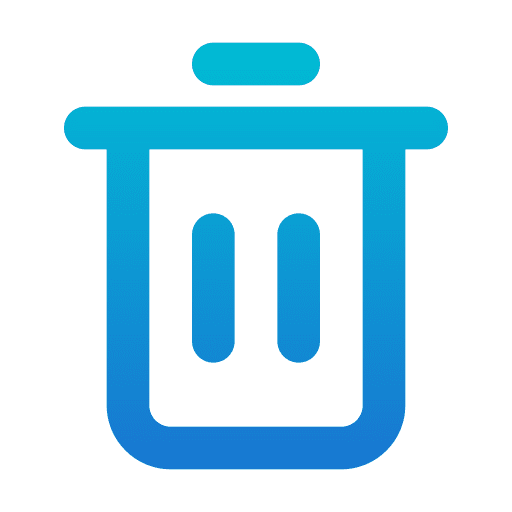 Trash ui can bin icon Trash ui can bin icon