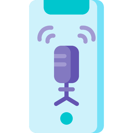Microphone microphone touch screen communications icon Microphone microphone touch screen communications icon