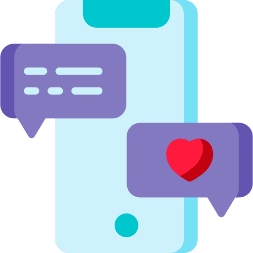 Chat mobile phone technology smartphone icon Chat mobile phone technology smartphone icon