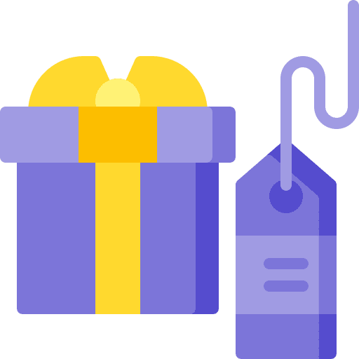 Present birthday and party gift present icon