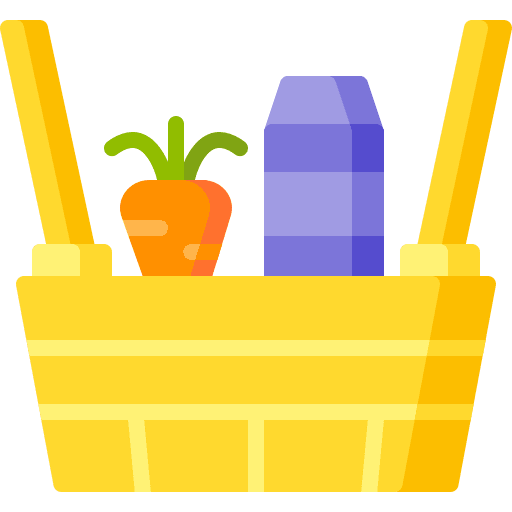 Supermarket commerce shopping center shopping cart icon