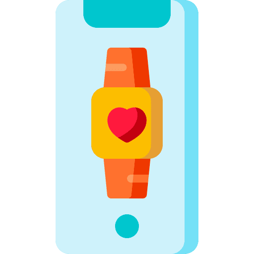Watch technology smartphone touch screen icon Watch technology smartphone touch screen icon