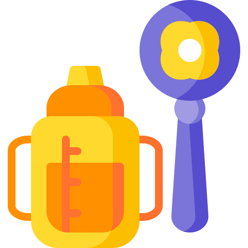 Baby products feeding bottle kid and baby baby products icon Baby products feeding bottle kid and baby baby products icon