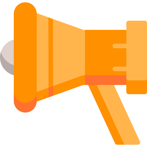 Bullhorn marketing communication announcement icon Bullhorn marketing communication announcement icon