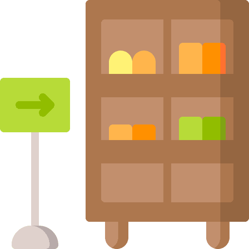 Goods commerce and shopping goods grow shop icon
