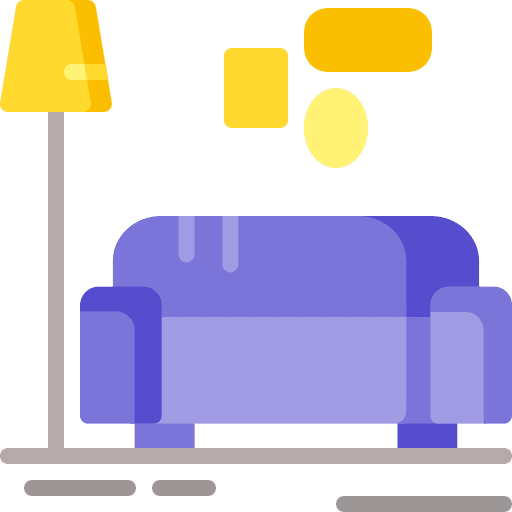 Sofa couch furniture and household sofa icon Sofa couch furniture and household sofa icon