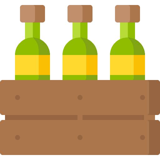 Bottles crate package wine box icon Bottles crate package wine box icon
